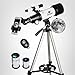 Gskyer Telescope, 70mm Aperture 400mm AZ Mount Astronomical Refracting Telescope for Kids Beginners - Travel Telescope with Carry Bag, Phone Adapter and Wireless Remote.
