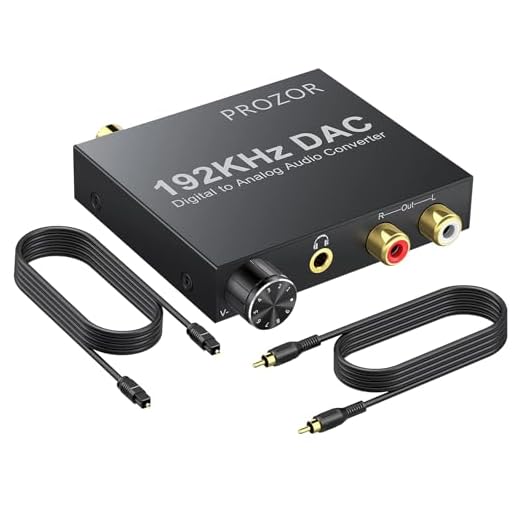 192KHz DAC-omvandlare volym justerbar digital SPDIF optisk koaxial Toslink till analog stereoljud L/R RCA 3,5 mm uttag ljud