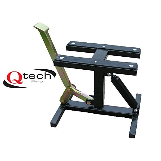 Qtech - Soporte de elevación en Forma de H para Motocicleta, Resistente, portátil, con Capacidad de elevación de 160 kg, para Enduro Heber MX Moto X