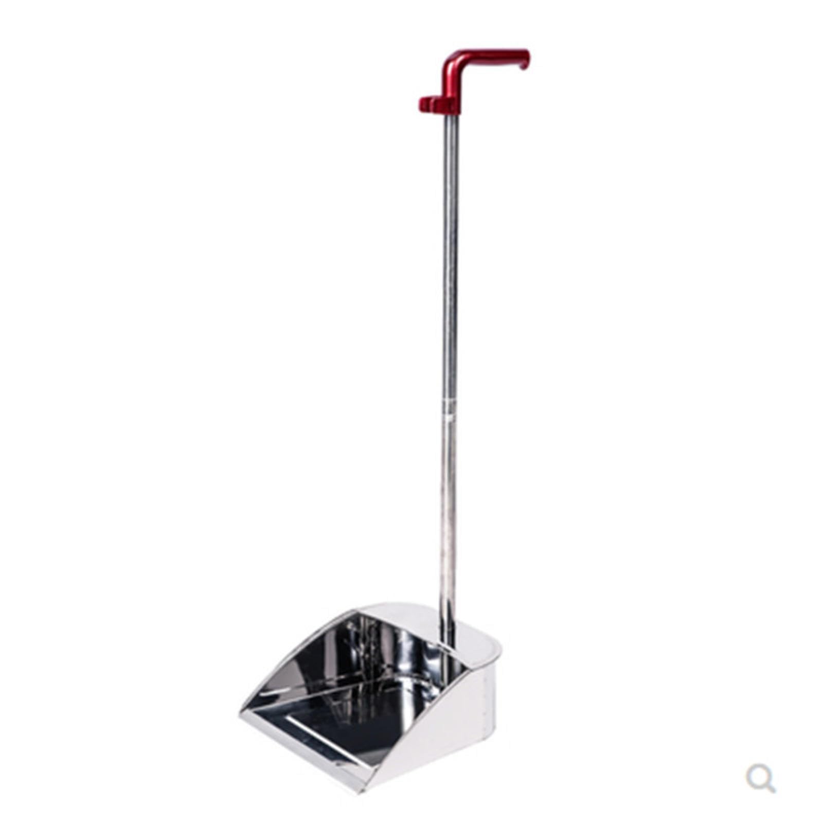 NIBHZ Juego de Recogedor y Escoba de Pie, Escoba de Mango Largo con Recogedor, para Barrido Ergonómico en Interiores y Oficinas en Casa