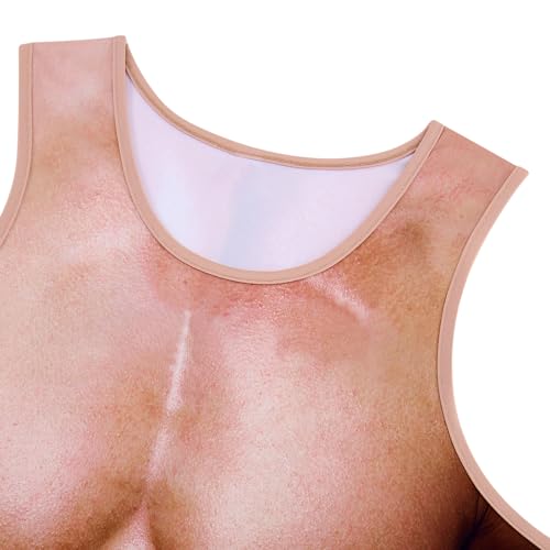 RAISEVERN Men's Tank Tops Summer Sleeveless Tee Cool Workout T-Shirts Beach Athletic Undershirts3