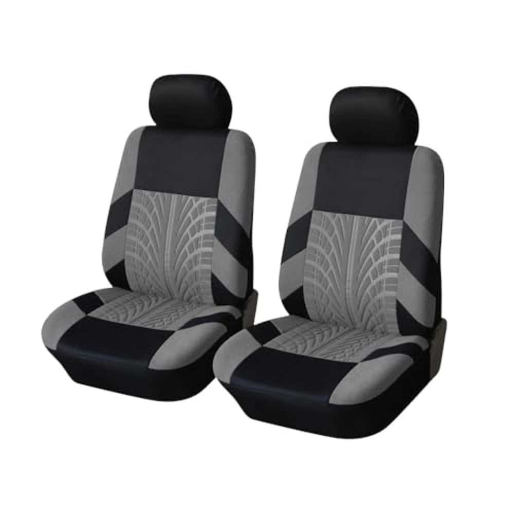 Housses de Siège De Voiture pour Dacia Duster 3 2024 2025 2026, Voiture Ensembles Housses Siège Confortables Imperméable Respirant Couverture de Siège Avant,B/Grey