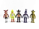 Inspired by Five Nights at Freddys,Set of 5 pcs FNAF Action Figures Toys Dolls Gifts Cake...