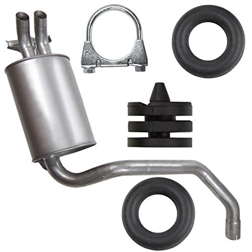 Adamot Endschalldämpfer Auspuff Endtopf für Mercedes 190 W201 2.0 2.3 2.6