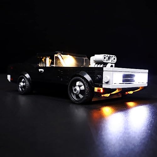 Kyglaring LED Lighting Kit Compatible with Lego Speed Champions Fast & Furious 1970 Dodge Charger R/T 76912 Building Blocks - Image 2