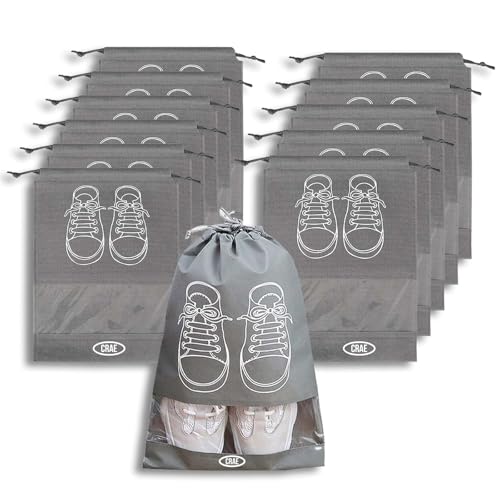 Image of Crae Shoes Bag for Travel & Storage Organizer for Men & Women | Travel Accessories | Shoe Organizer | Shoe Cover for Travel Essentials.
