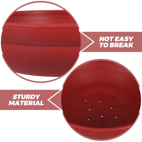 Image of Pigeon Nest Egg Basin 9.25X9.25X2.67In Reusable Plastic Bird Nesting Bowl for Small Pet Birds Hatching Incubation and Breeding