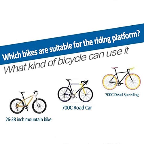 Entrenador de bicicleta WANGKENSU con resistencia magnética ajustable de 6 niveles, soporte para bicicleta estacionaria de interior, compatible con ruedas 26"-28" y 700C miniatura 4