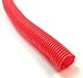 1/2" Split Wire Loom Tubing - Color: Red - 25 Feet