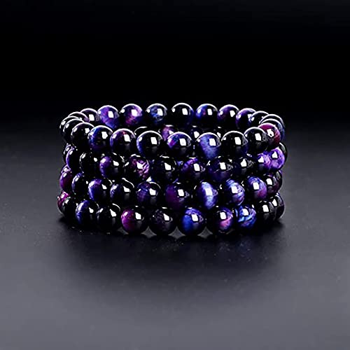 Natural 8mm Gorgeous Semi-Precious Gemstones Round Beads Stretch Bracelet 7 Inch Unisex2