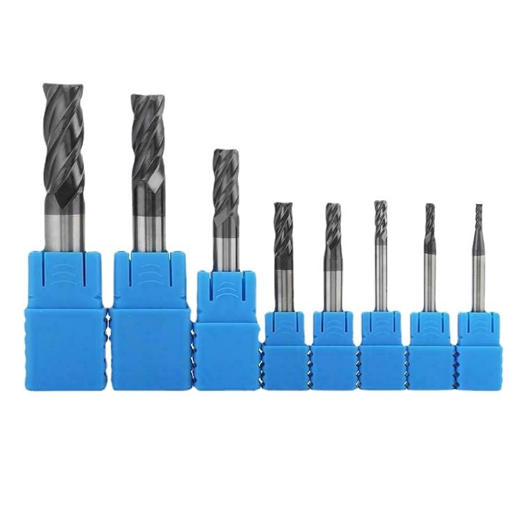 Fräser Hrc50 Schaftfräser Legierung Wolframstahl CNC-Bearbeitung Fräsmaschinen Für Stahl 3,0 Mm-12,0 Mm