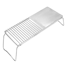 NDNCZDHC BBQ Grid, Stainless Steel Mesh BBQ Grill Grate with Storage Bag, Multifunctional Cooking Grid, Replacement BBQ Rack for Picnic Outdoor Camping