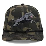 Paramount Outdoors Black Lab Performance - Gorra de béisbol de caza de camuflaje en la oscuridad, diseño de camuflaje de la vieja escuela (marrón - OSFA)