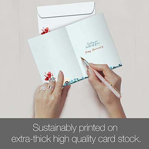 Tree-Free Greetings - Anniversary Greeting Cards - Artful Designs - 1 Card + Matching Envelope - Made In Usa - 100% Recycled Paper - 5"X7" - Truckloads Of Love (Go65261) #TOP27