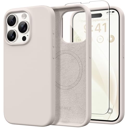 Coque magnétique iPhone 15 Pro en silicone pour charger votre mobile en voiture