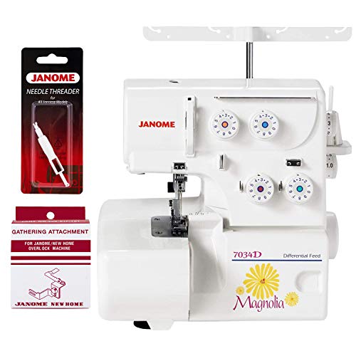 Janome 7034D Serger with Exclusive Bonus Bundle