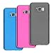 Produktbild Yokata [3 Packs] für Samsung Galaxy S8 Hülle Transparent Silikon Handytasche Handyhülle Schutzhülle TPU Etui Bumper Ultra Dünn Slim Durchsichtig Clear Case Cover - Rose Rot + Blau + Grau