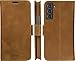 Produktbild DBramante Slim Wallet bookcover Copenhagen - tan- voor Samsung S22 Plus