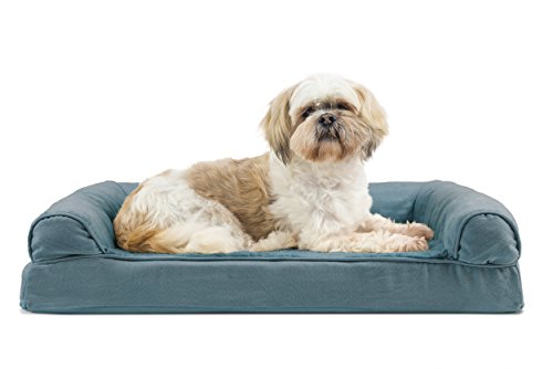 Image of FurHaven Soft, Orthopedic Foam Sofa Dog Bed with Washable & Removable Cover - Plush /Suede - Deep Pool, Dogs Up to 35 lbs - Medium