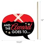 Big Dot of Happiness Red Carpet - Movie Night Essentials, Photo Booth Props, Film-Themed Decorations & Accessories, Awards Party Kit - 20 Pieces - Image 5