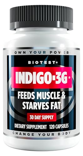 Biotest Indigo-3G - Turns Carbs Into Fuel Not Fat* - 30 Servings