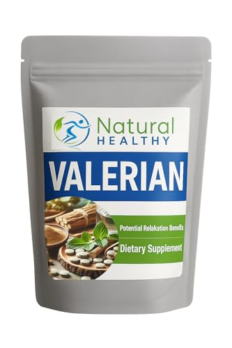 Valerian Root Extract - Small Tablets Easy to Swallow - 60 Tablets 202mg