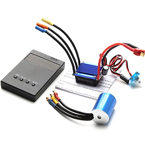 Moteur Brushless 4500 KV à haut rendement avec variateur 25A pour modèle RC 1/16