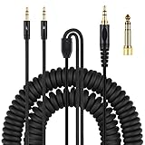 HE400SE Coiled Audio Cable Replacement for Hifiman HE4XX, HE400i(New Edition) Headphones, Dual...
