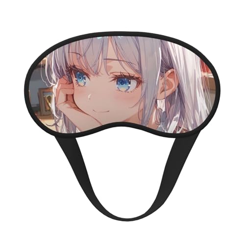 アイマスク 時々ボソッとロシア語でデレる隣のアーリャさん 快眠グッズ ふわふわ肌触り 柔らかい アイカバー 安眠 通気性 遮光 軽量 目隠し 圧迫感なし 昼寝 睡眠用四季 旅行 出張 オフィス 子供 大人兼用 男女兼用可愛い アニメ ギフトプレゼント 19