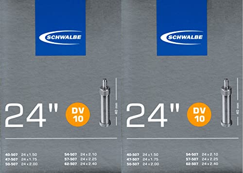 2X Schwalbe DV 10 Schlauch 24 Zoll 1.50-2.40 40/62-507