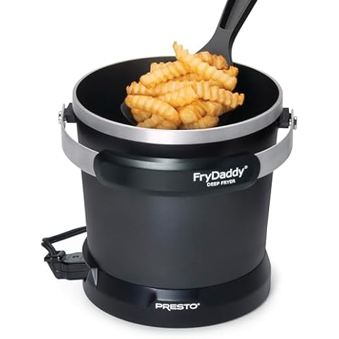 Presto 05420 FryDaddy Electric Deep Fryer,Black Cover
