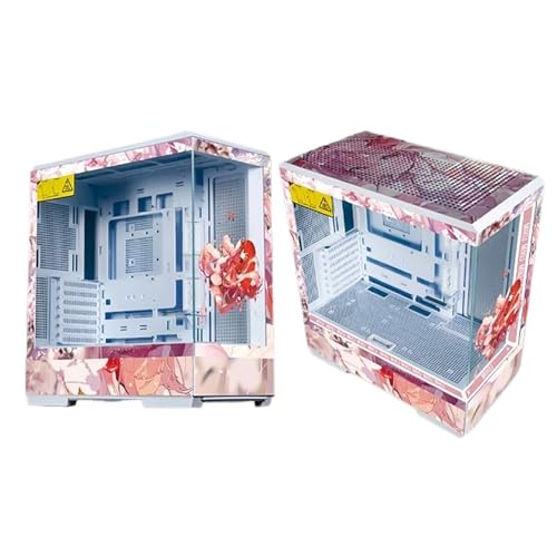 Cajas De Computadora, Caja De Juegos For PC De Torre Media ATX/M-ATX/ITX - Puerto USB 3.0 / Tipo C De E/S Frontal - Panel De Vidrio Templado Con Vista Panorámica De 270° - Posición De Instalación De 1