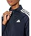 adidas Women's Essentials Warm-Up Slim 3-Stripes Track Top, Legend Ink, Large