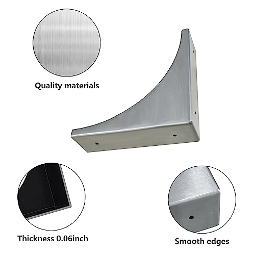 Image of 4Pcs Antique Zinc Alloy Box Corner Protector Decorative Furniture Corner Edge Safety Bumpers Cabinets Fireplace Furniture Bumpers (No Flower Pattern)