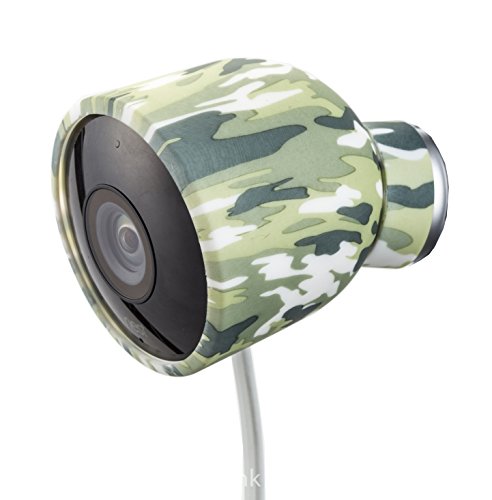 Colorful Silicone Skins for Nest Cam Outdoor Security Camera – Protect and Camouflage Your Nest Cam Outdoor with These UV Light- and Weather Resistant Silicone Skins (1 Pack, Camouflage)