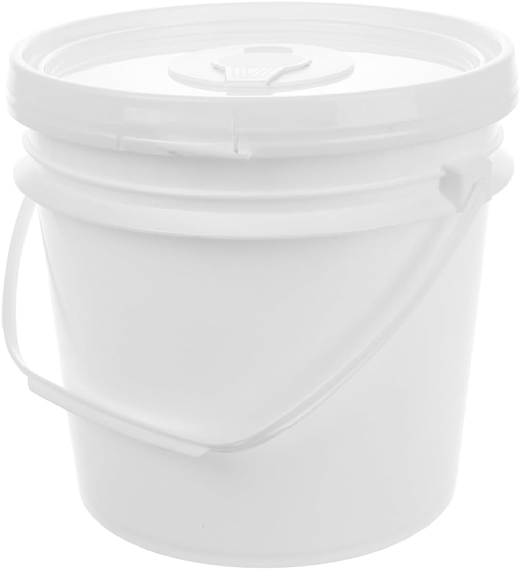 Alipis Travel Wet Wipes Bucket Car Wipes Dispenser Refillable Container Sturdy Handle Plastic Bucket