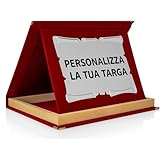 porta laurea in argento prezzi 🏆 Targa personalizzabile in alluminio con stampa UV a colori: ideale per dediche, loghi, frasi commemorative e ringraziamenti.