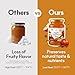 My Normal No Sugar Apple Cinnamon Jam Diabetic-Friendly, Apple 50% Fruit Jelly with Allulose, Keto & Zero Sugar Jam - Only 4 Ingredients, No Artificial Additives (320g, 11.28 oz)
