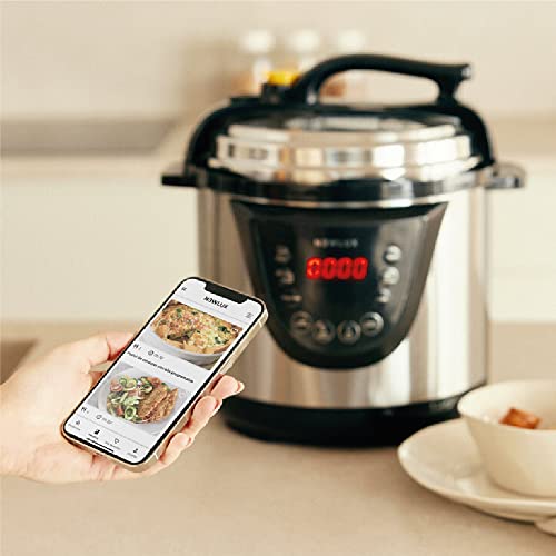 NEWLUX-Olla-Programable-6L-Chef-Pot-V110-Ollas-a-Presion-Electrica-10-Menus-1000W-Programable-24-h-Preserva-el-Calor-Efecto-Presurizacion-Sistema-Duopresion-Cubeta-100-Antiadherente NEWLUX-Olla-Programable-6L-Chef-Pot-V110-Ollas-a-Presion-Electrica-10-Menus-1000W-Programable-24-h-Preserva-el-Calor-Efecto-Presurizacion-Sistema-Duopresion-Cubeta-100-Antiadherente