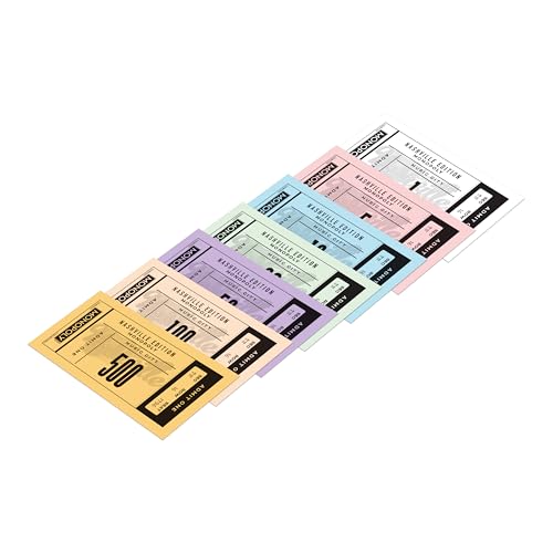 Monopoly Board Game Nashville Edition: Juego de mesa para 2-6 jugadores, educativo y de estrategia, en inglés, para niños a partir de 8 años y adultos, edición estándar miniatura 3