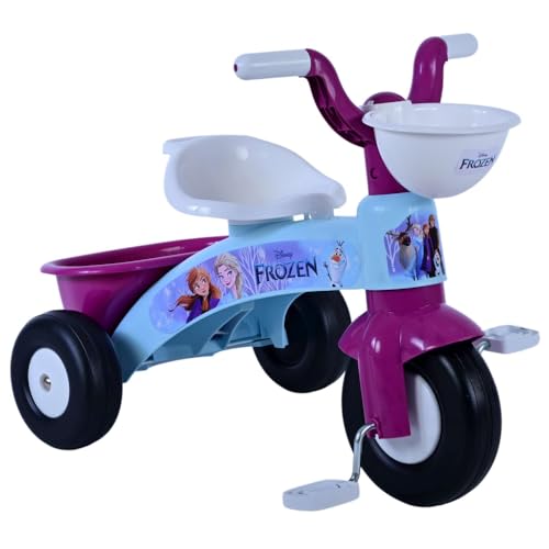 Triciclo primipassi Frozen Disney bici a tre ruote per bambini da 1 a 3 anni triciclo con pedali e...