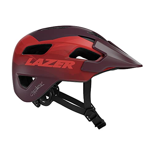 Lazer Chiru Mips Mountain Bike Helmet, Mtb Helmet For Adults With Visor, Matte Red, Medium #TOP1