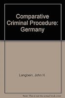 Comparative Criminal Procedure: Germany 0314329951 Book Cover