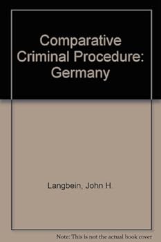 Paperback Comparative Criminal Procedure: Germany Book