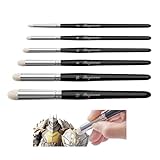 シャンディニー ペイントブラシ セット 丸筆 水彩画 油絵 アクリル 絵の具 多用途 ガンプラ フィギュア プラモデル 色塗り 筆セット 図工 美術 6本セット