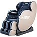 Produktbild Real Relax Massagesessel, Zero-Gravity Massagestuhl Ganzkörpermassage mit Wärmefunktion Bluetooth Airbags Fussrollen Massage Relaxsessel für Hause und Büro, Favor-03 Plus(Blau)