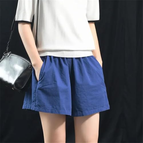 Short d'été ample en coton vintage pour un look décontracté quotidien