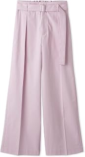 【UVカット】【吸水速乾】【接触冷感】マルチファンクションセミワイドタックパンツ09WFP262063レディース
