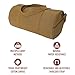 Rothco Heavy-Duty Canvas Shoulder Duffle Bag - Rugged Travel Gym Gear Equipment Bag, Coyote Brown, 19 Inches