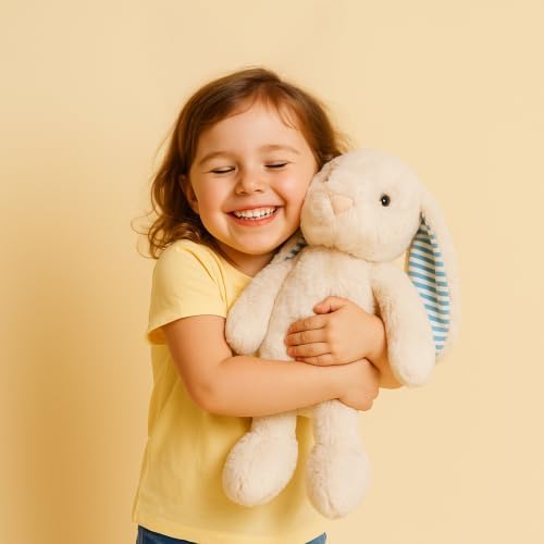 WEIGEDU Beige Cream Bunny Rabbit Stuffed Animals Plush Toys — view 7